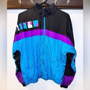 Vintage 90s Mac Gregor Mens Track Jacket Colorblock Size Small